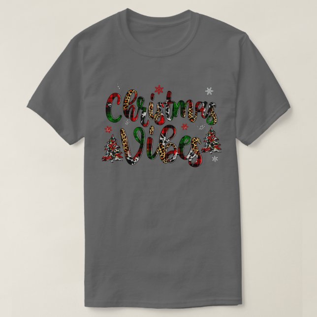 Camiseta Te deseamos un buen Navidad navideño Vibes 1 (Diseño del anverso)