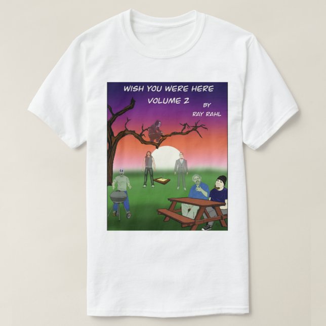 Camiseta Te deseo aquí 2 Básico (Diseño del anverso)