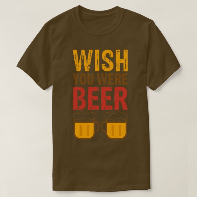 Camiseta Te deseo cerveza (Diseño del anverso)