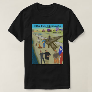 Camiseta Te deseo que estuvieras 3 aquí oscuro