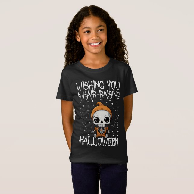 Camiseta Te deseo una Halloween que te levanta el pelo (Anverso completo)