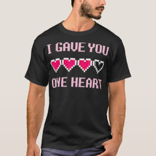 Camiseta Te Di 1 Videojuego De Corazón Nerd