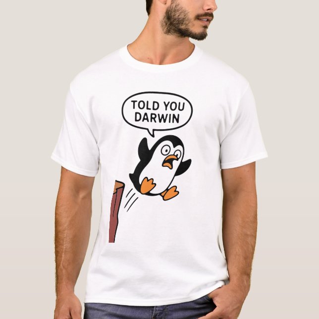 Camiseta Te dije Darwin (Anverso)
