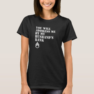 Camiseta Te dirigirás a mí por la banda de mi marido