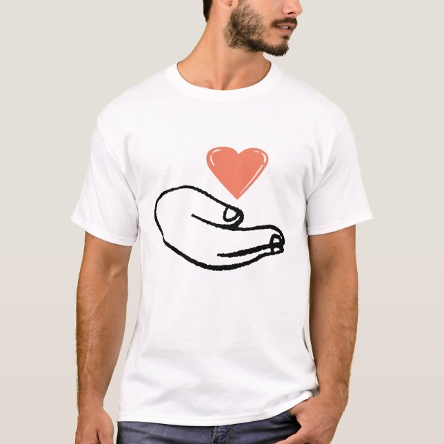 Camiseta te doy mi corazón (Anverso)