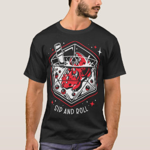 Camiseta Té draconico de burbuja - Drenaje D20 dados