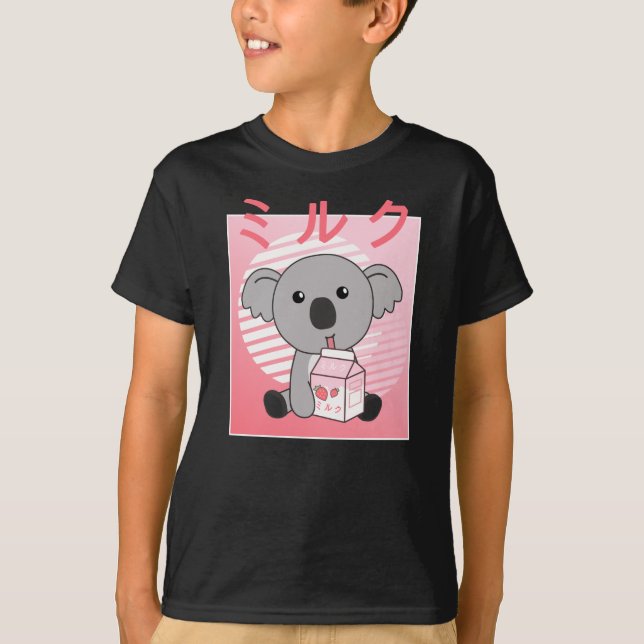 Camiseta Te Dulce Koala Con Un Azul Dulce (Anverso)