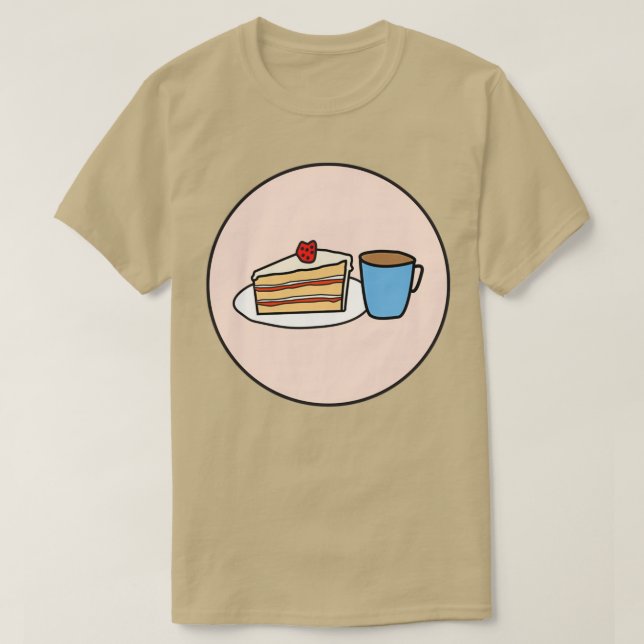 Camiseta Té dulce y tarta (Diseño del anverso)