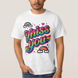 Camiseta Te echo de menos