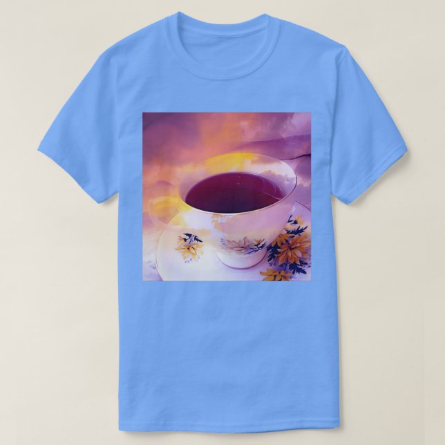 Camiseta Té en las nubes (Diseño del anverso)