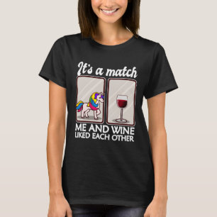 Camiseta Te Encanta Beber Vino Rojo Y Te Ama El Vino Que