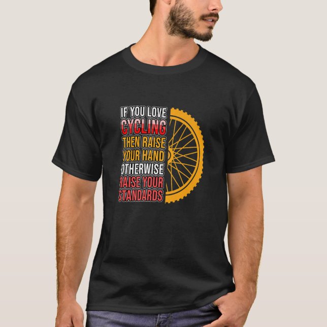 Camiseta Te Encanta El Ciclismo En Bicicleta (Anverso)