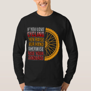 Camiseta Te Encanta El Ciclismo En Bicicleta