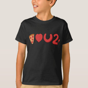 Camiseta Te encanta la pizza, bueno, la pizza también te am