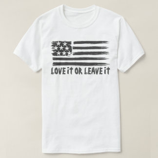 Camiseta Te encanta o deja la bandera americana
