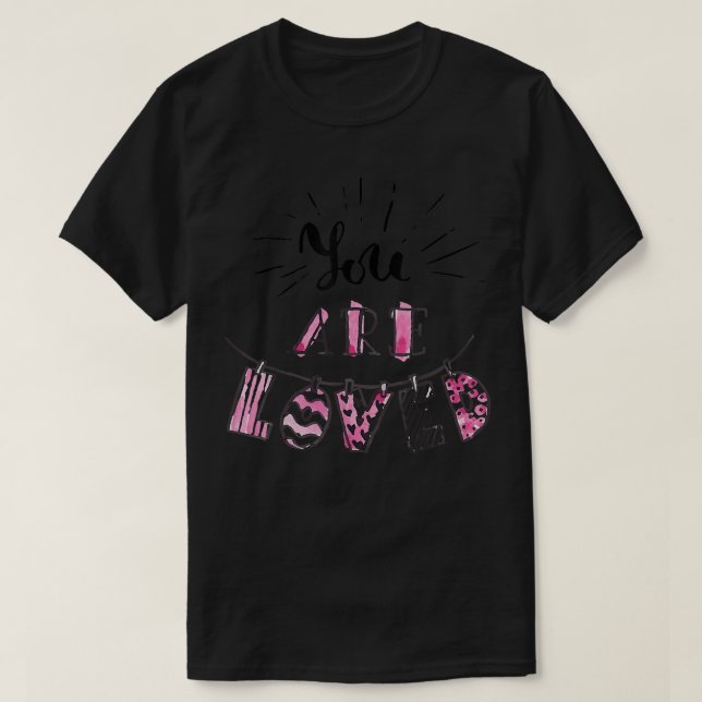 Camiseta Te Encantan Feliz Día de San Valentín (Diseño del anverso)