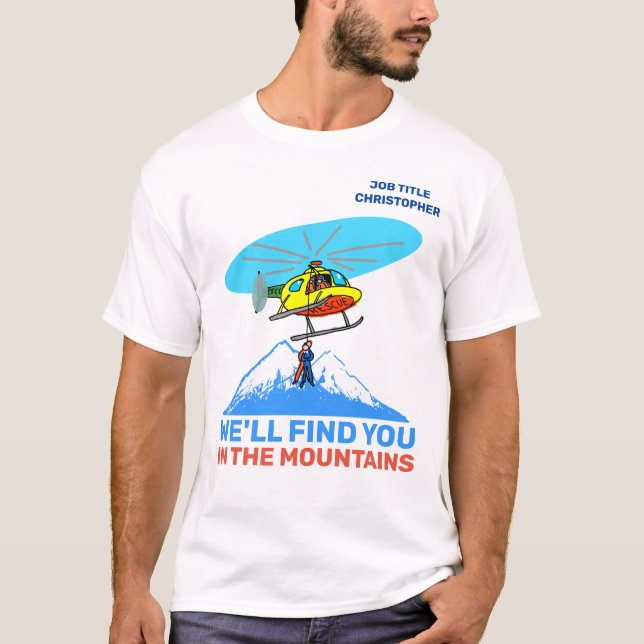 Camiseta Te encontraremos en el gracioso rescate de las mon (Anverso)