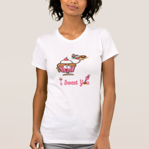 Camiseta Te Endulzo con un Cupcake