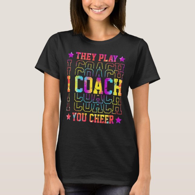 Camiseta Te Enseño A Jugar A Alegre Entrenador De Tye Coach (Anverso)