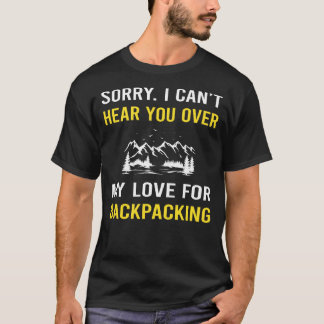 Camiseta Te Escucho Mochila De Senderismo Mochilero