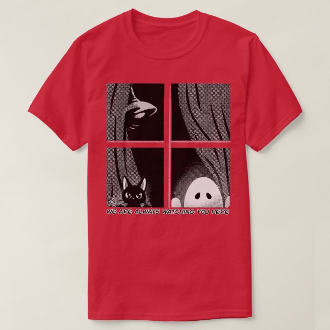 Camiseta Te Estamos Viendo Aquí (Diseño del anverso)