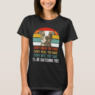 Camiseta Te Estaré Observando Pitbull