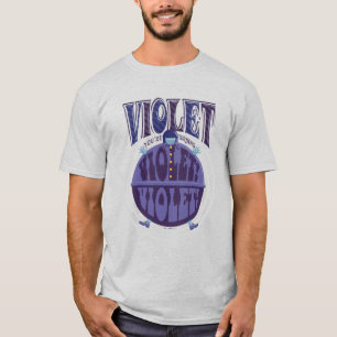 Camiseta ¡Te estás volviendo violeta, Violet!