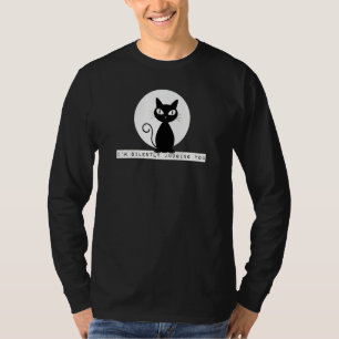 Camiseta Te estoy juzgando silenciosamente, Cat Stare Meme 