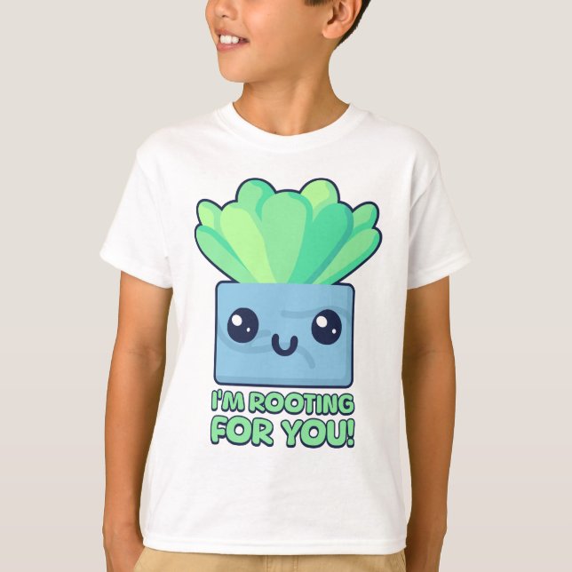Camiseta ¡Te estoy Rotando! Cute Succulant Plant Pun (Anverso)