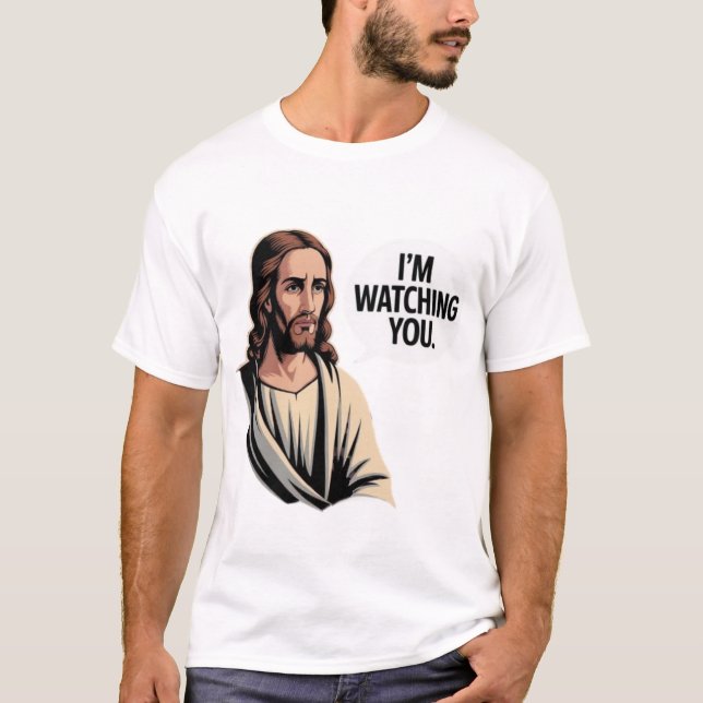 Camiseta Te estoy vigilando (Anverso)