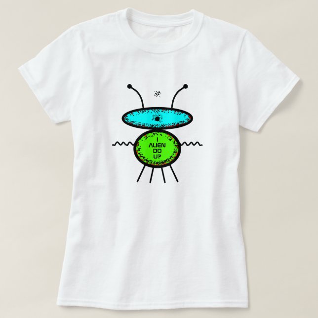 Camiseta ¿Te extraño? Conozca a Bernard (sketch alienígena) (Diseño del anverso)