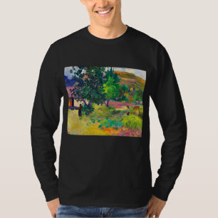 Camiseta Te Fare, La Casa arte paisajístico por Paul Gaugui