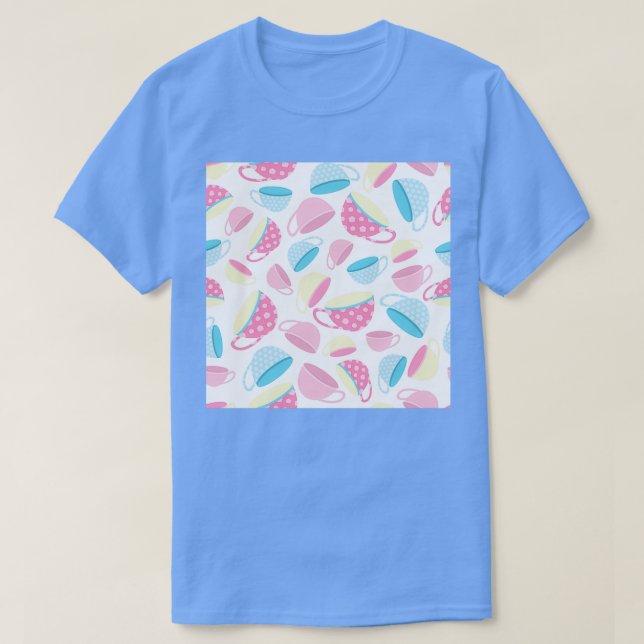 Camiseta Té Fiesta Cuello Gaiter Tea Pot and Tea Cup Neck G (Diseño del anverso)