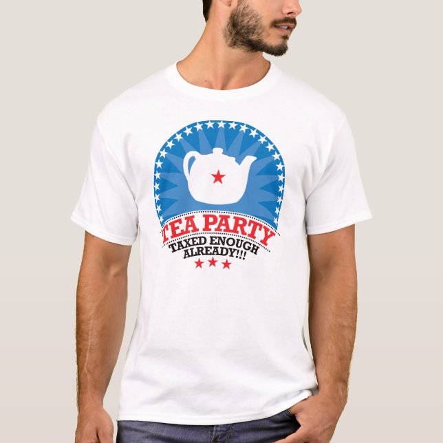 Camiseta TÉ, gravado bastantes ya fiesta (Anverso)
