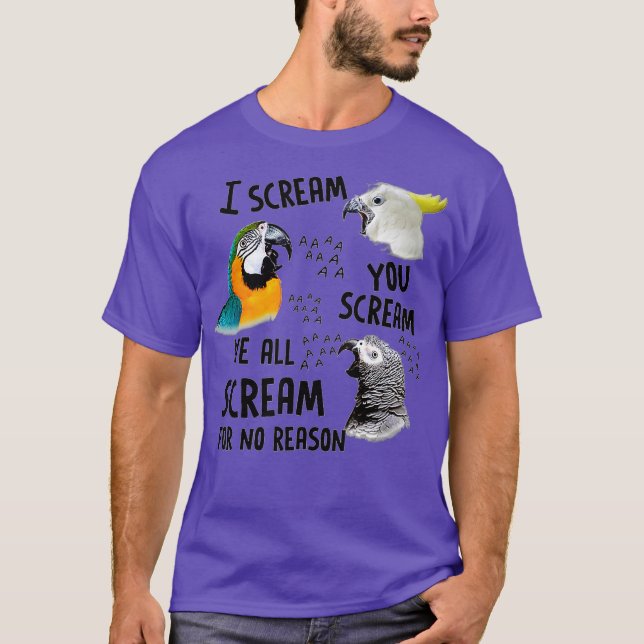 Camiseta Te Grito Grito Loro Gracioso (Anverso)