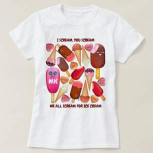 Camiseta Te grito que todos gritamos por el helado