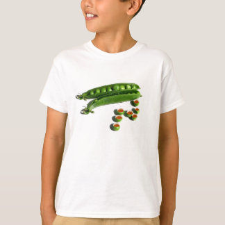 Camiseta Té-guisantes en un bacalao con tazas de té