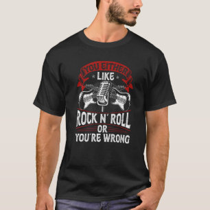 Camiseta Te Gusta Rock N´Roll O Te Equivoca Rocka