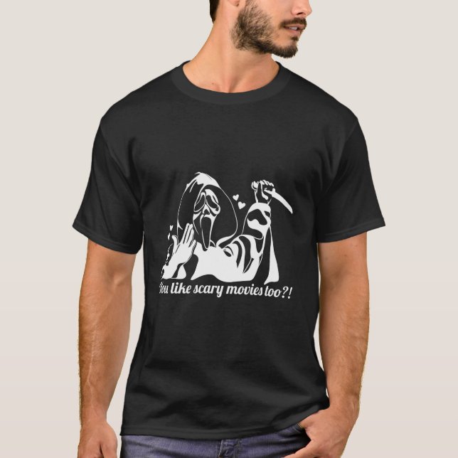 Camiseta Te Gustan Las Películas Temerosas De Halloween Ed  (Anverso)