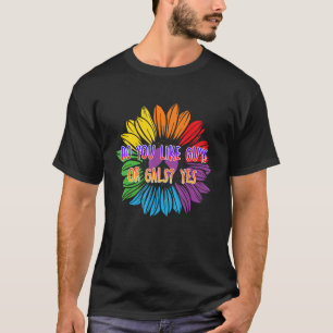 Camiseta ¿Te gustan los hombres o el orgullo bisexual bisex