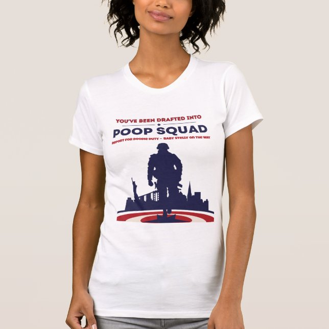Camiseta Te han reclutado en el Escuadrón de Poop - Revelac (Anverso)