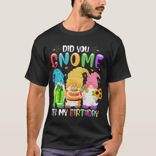 Camiseta ¿Te has convertido en mi cumpleaños? (Anverso)