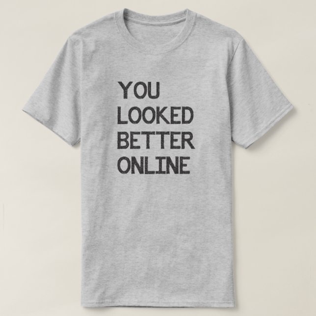 Camiseta Te Has Visto Mejor En Línea Myspace Match En Faceb (Diseño del anverso)