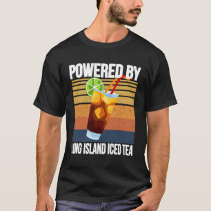 Camiseta Té Helado De La Isla De Long Island Con Cócteles
