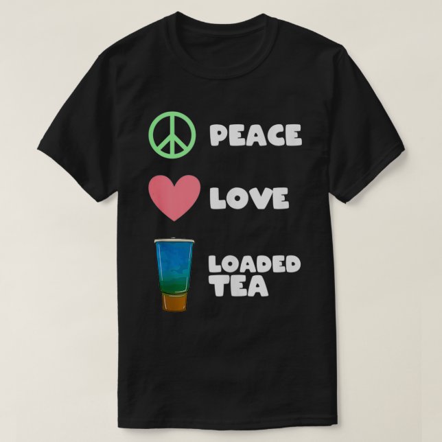 Camiseta Té Hippie Tea Lover (Diseño del anverso)