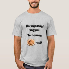 Camiseta Te honnan SZÁRMA-zol? férfi rövid ujjú póló