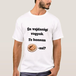 Camiseta Te honnan SZÁRMA-zol? férfi rövid ujjú póló