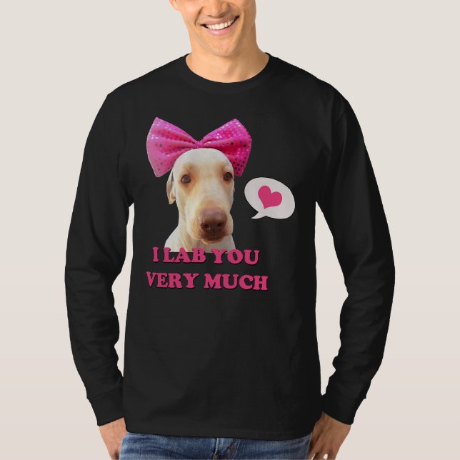 Camiseta Te Laboro Mucho (Anverso)