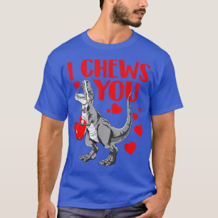 Camiseta Te Mastico Trex Dino Cute Niño Día de San Valentín