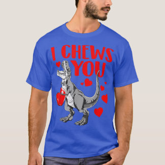 Camiseta Te Mastico Trex Dino Cute Niño Día de San Valentín